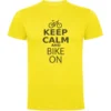 Keep Calm And Bike On Short Sleeve T-Shirt
