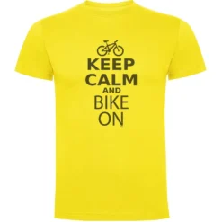 Keep Calm And Bike On Short Sleeve T-Shirt