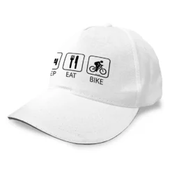 Sleep Eat And Bike Cap